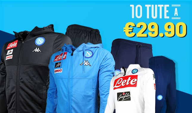 Le tute del napoli per bambini su E Napolistore.it Le tute del napoli per bambini su E Napolistore.it