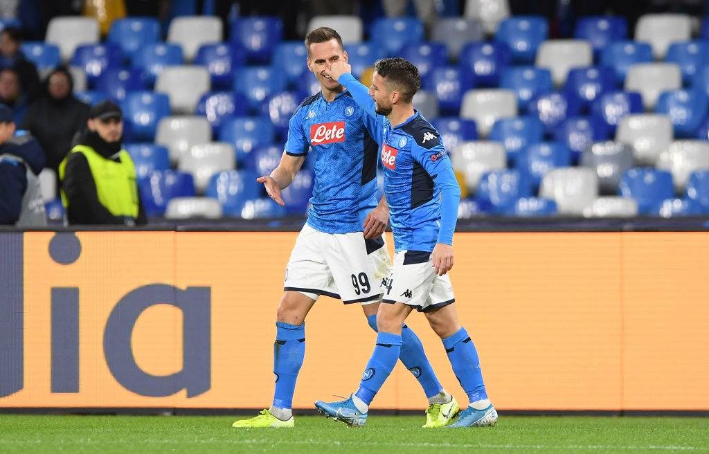 Mertens Milik, il punto del Napoli
