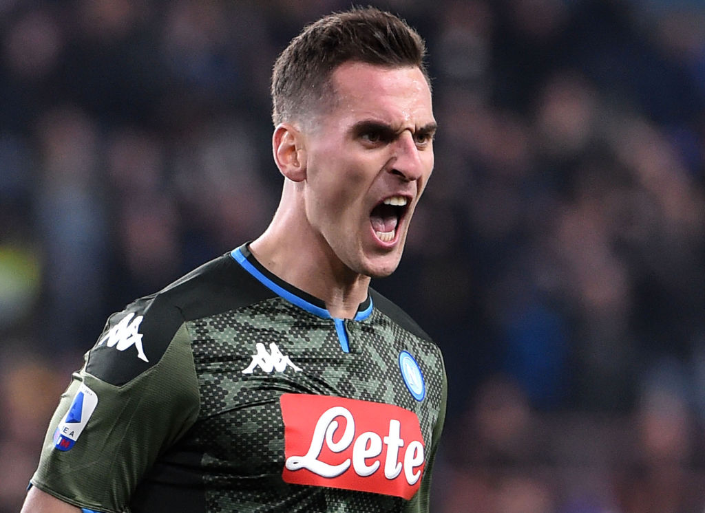 Milik ha parlato al termine di Sampdoria Napoli