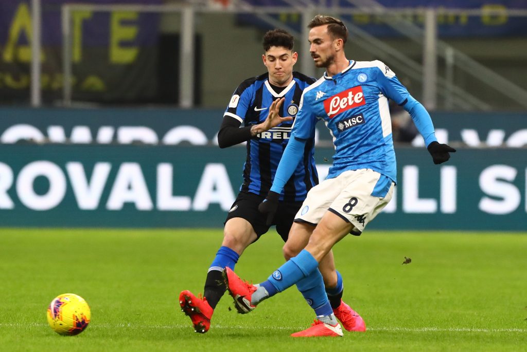 Inter Napoli, gol Fabiàn