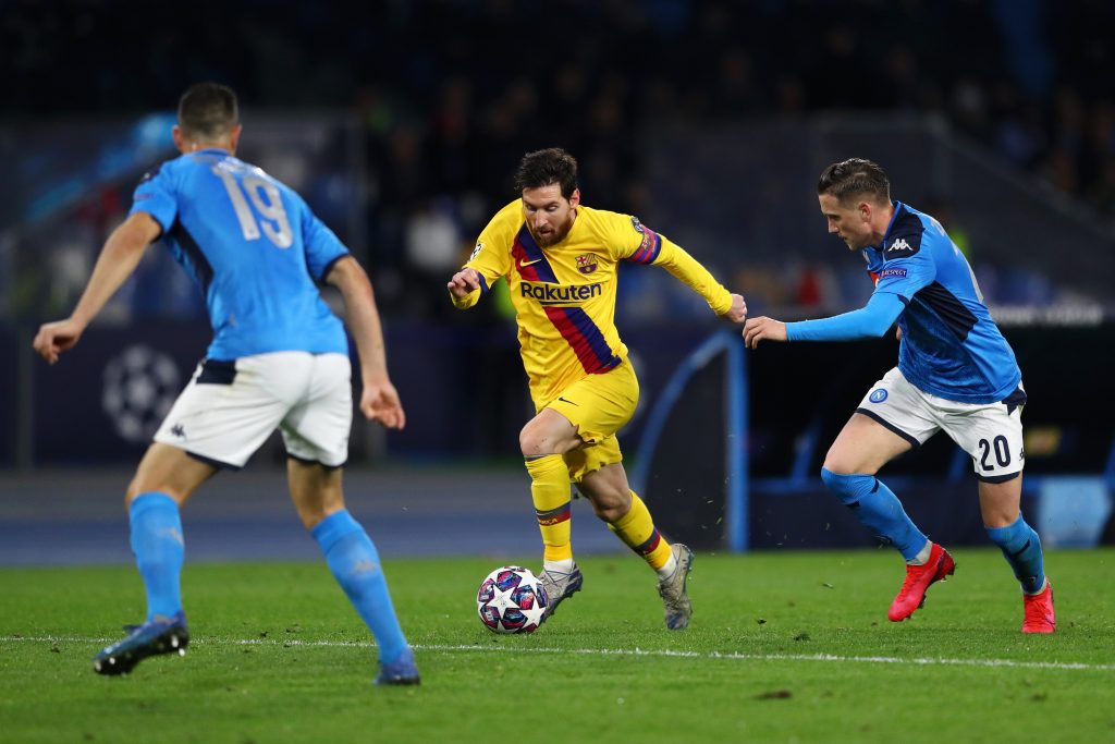 Barcellona Napoli gazzetta