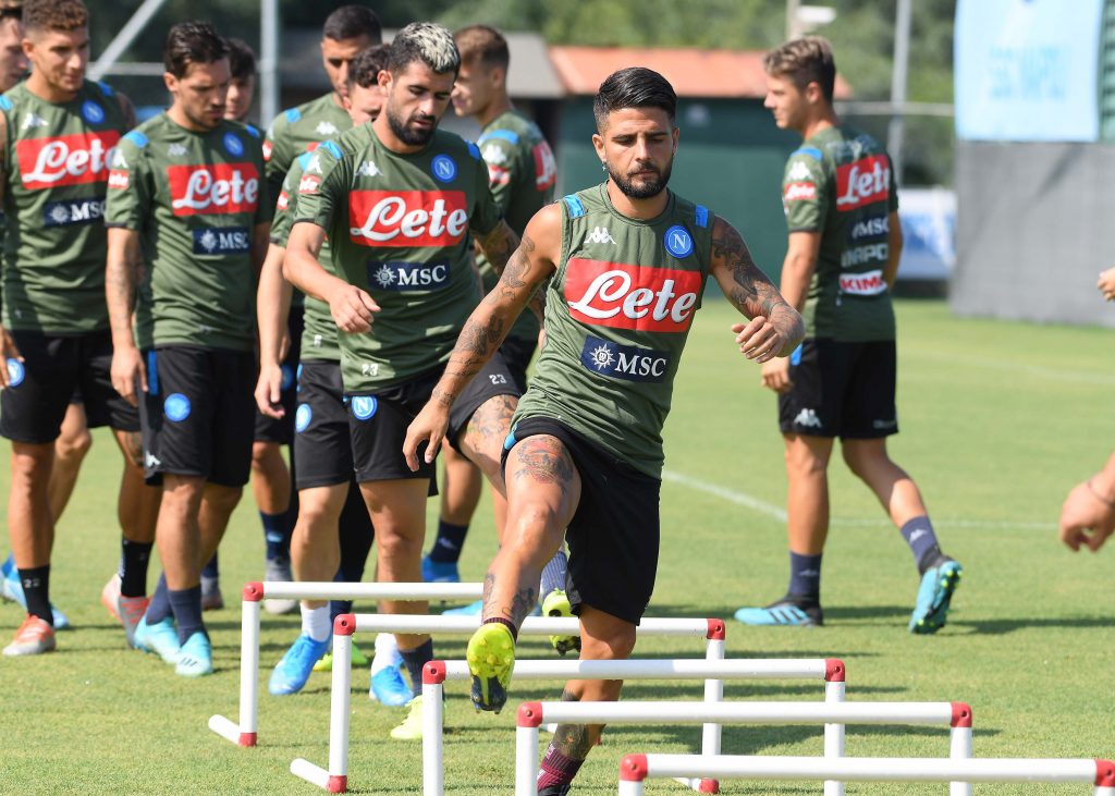 Napoli allenamento