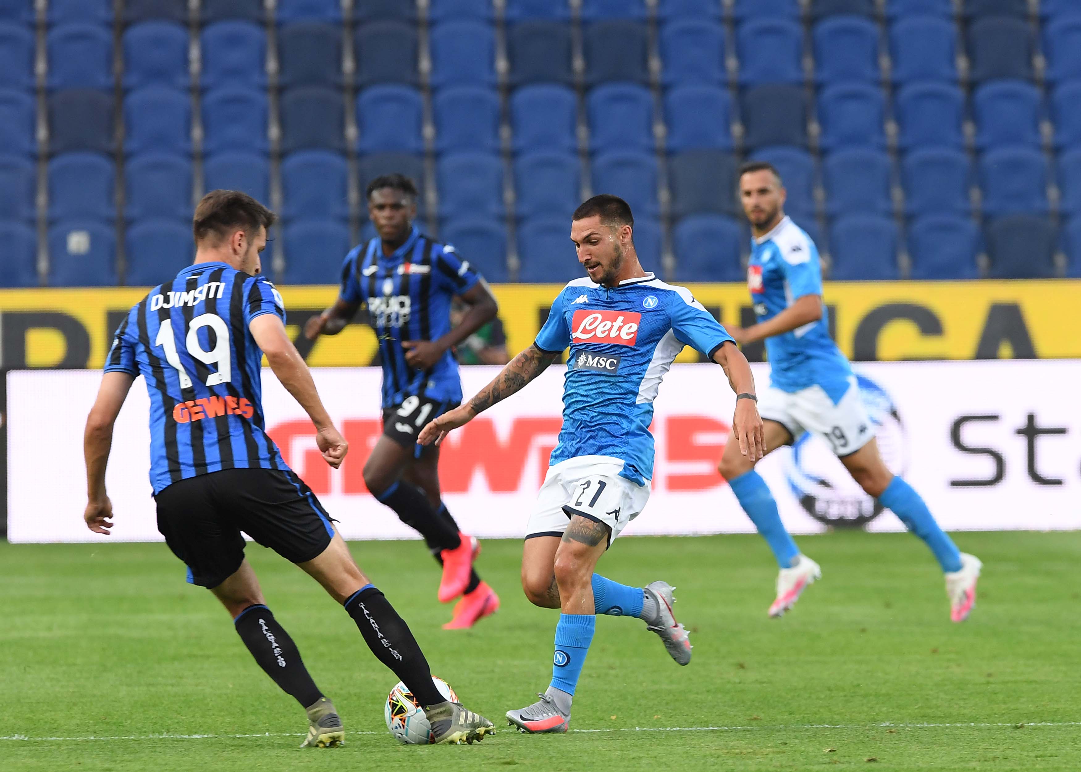 Atalanta-Napoli 2-0, raddoppio dei padroni di casa: in gol Gosens ...