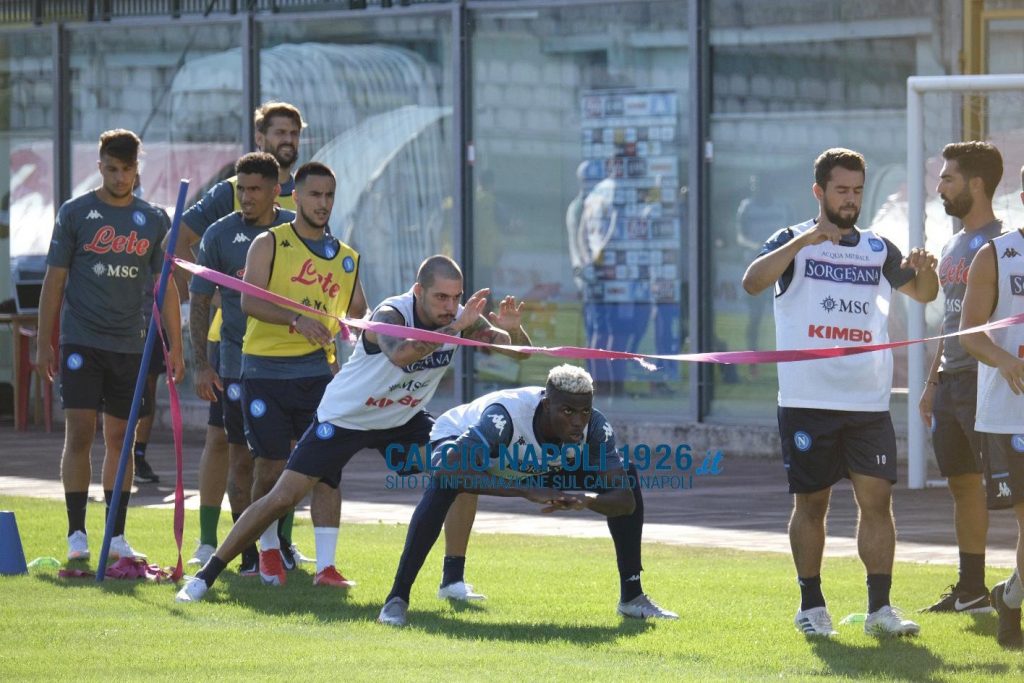 napoli allenamento ritiro