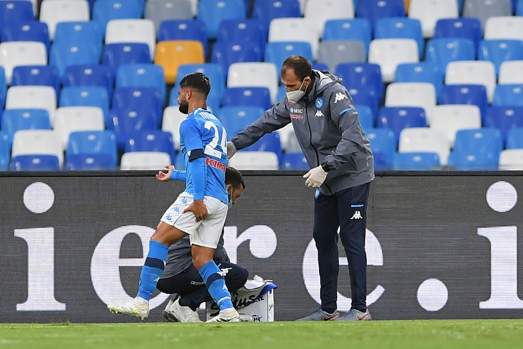 infortunio insigne recupero