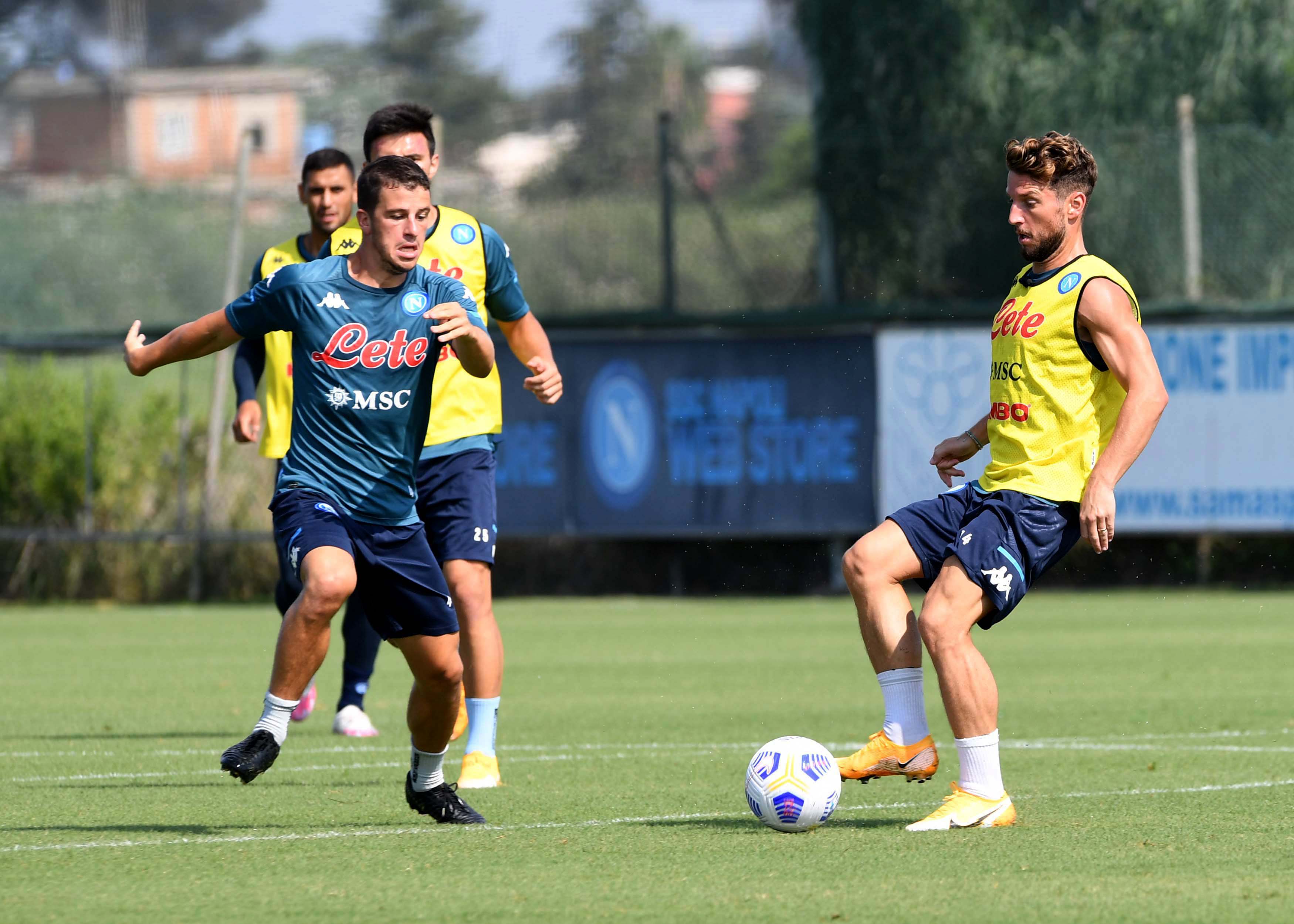 Castel Volturno, allenamento